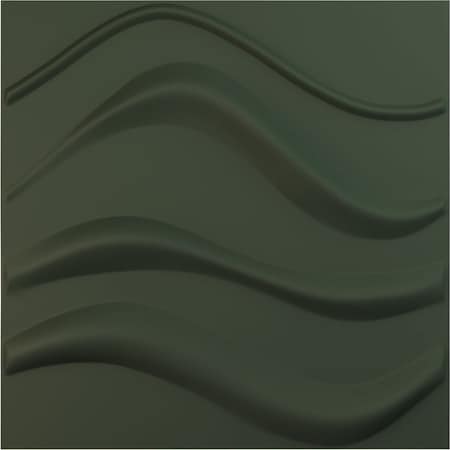 Ekena Millwork 19 5/8in. W x 19 5/8in. H Wave EnduraWall Decorative 3D Wall Panel Covers 2.67 Sq. Ft. WP20X20WVGHC